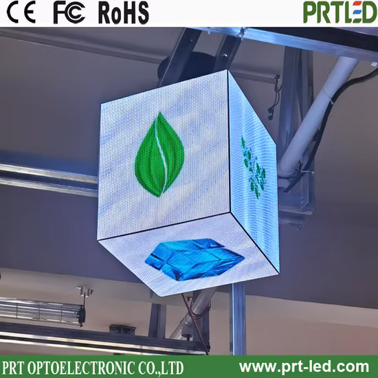 Full Color Indoor LED Cubic Screen Advertising Cube LED Display