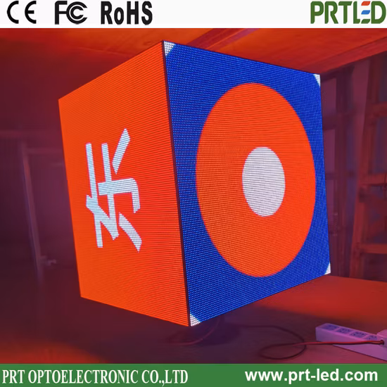 Full Color Indoor LED Cubic Screen Advertising Cube LED Display