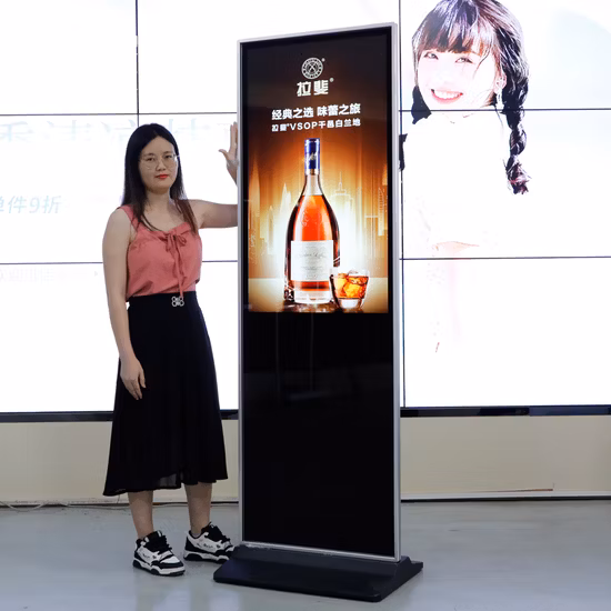 Indoor Wholesale Fashion Screen LED Poster Display Screen Advertising Floor Standing LED Display