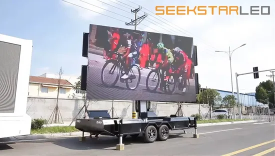 3D Billboard L - Shape Special Design LED Display