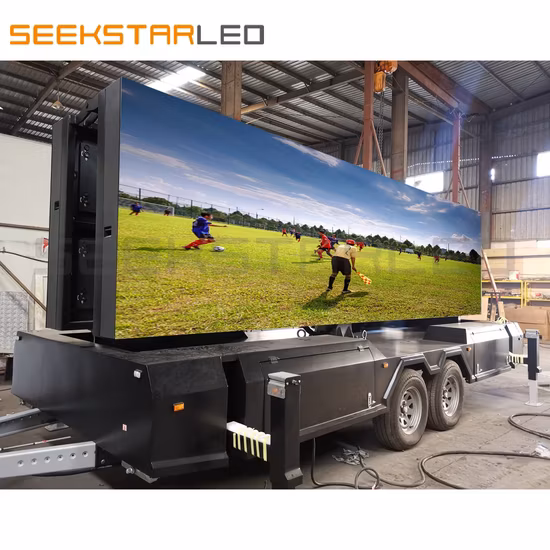 3D Billboard L - Shape Special Design LED Display